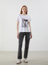 LC Waikiki Crew Neck Printed Combed Cotton Women's T-Shirt
